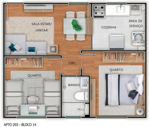 Imagem Imóvel com 2 Quartos à Venda, 40 m² em Jardim Alvorada - Nova Iguaçu