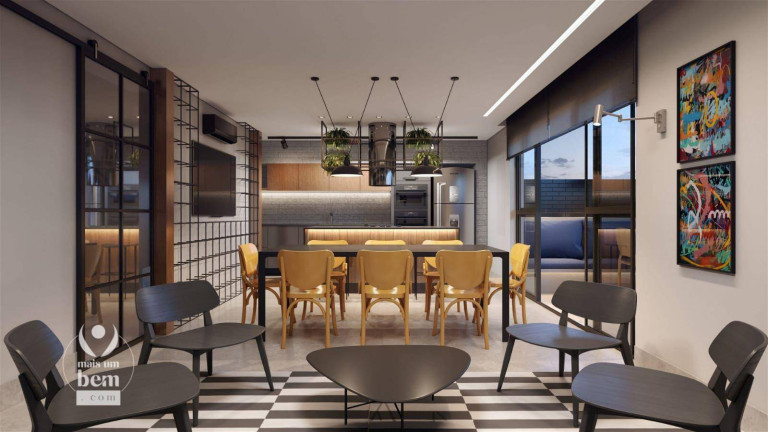 Imagem Studio com 1 Quarto à Venda, 33 m² em Mercês - Curitiba