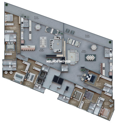 Imagem Apartamento com 3 Quartos à Venda, 147 m² em Meia Praia - Itapema Imagem Apartamento com 3 Quartos à Venda, 147 m² em Meia Praia - Itapema