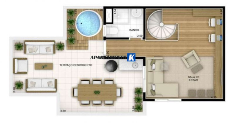 Imagem Cobertura com 3 Quartos à Venda, 113 m² em Jardim Las Vegas - Guarulhos