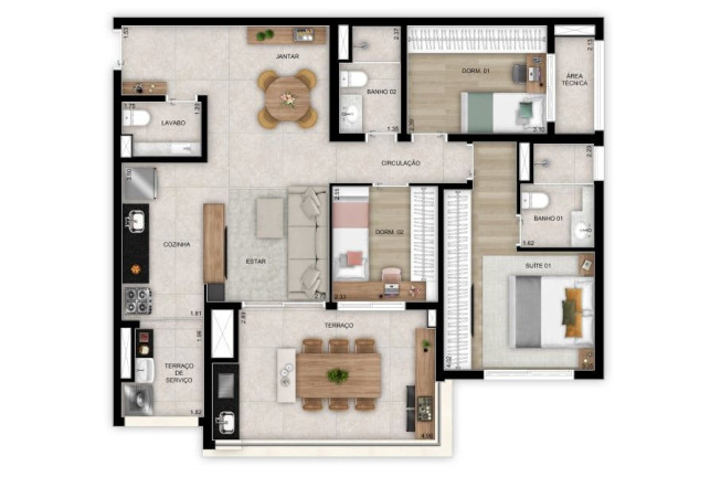 Imagem Apartamento com 3 Quartos à Venda, 97 m² em Tatuapé - São Paulo