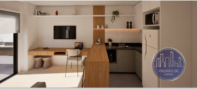 Imagem Apartamento com 1 Quarto à Venda, 23 m² em Portão - Curitiba