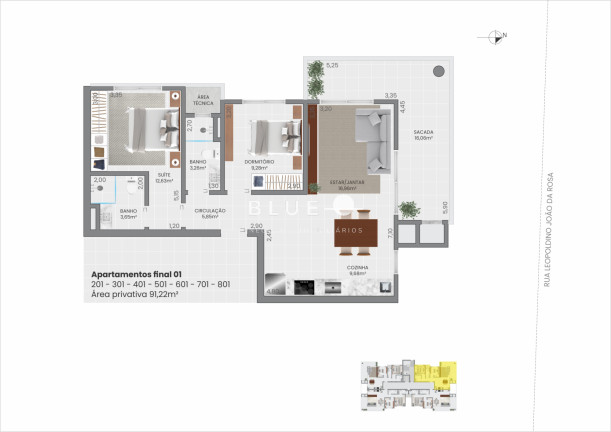 Imagem Apartamento com 2 Quartos à Venda, 103 m² em Praia Da Cal - Torres Imagem Apartamento com 2 Quartos à Venda, 103 m² em Praia Da Cal - Torres