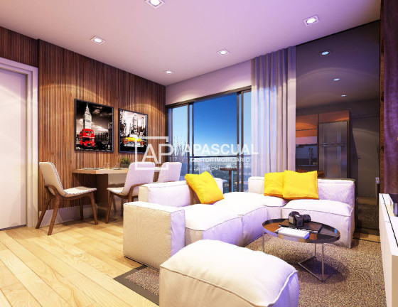 Imagem Apartamento com 1 Quarto à Venda, 38 m² em Loteamento Jardim Aruan - Caraguatatuba
