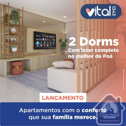 Imagem Apartamento com 2 Quartos à Venda, 49 m² em Jardim áurea - Poá