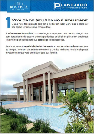 Imagem Terreno à Venda, 250 m² em Condomínio Residencial Boa Vista - Birigui Imagem Terreno à Venda, 250 m² em Condomínio Residencial Boa Vista - Birigui