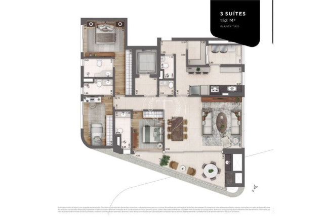 Imagem Apartamento com 3 Quartos à Venda, 153 m² em Vila Olímpia - São Paulo