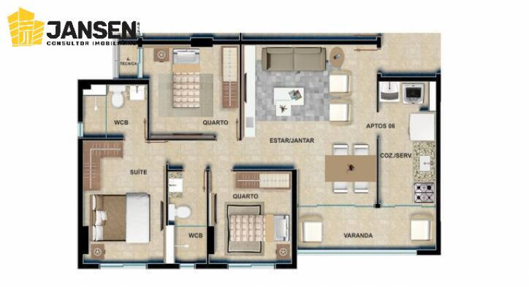 Imagem Apartamento com 3 Quartos à Venda, 91 m² em Jardim Oceania - João Pessoa Imagem Apartamento com 3 Quartos à Venda, 91 m² em Jardim Oceania - João Pessoa