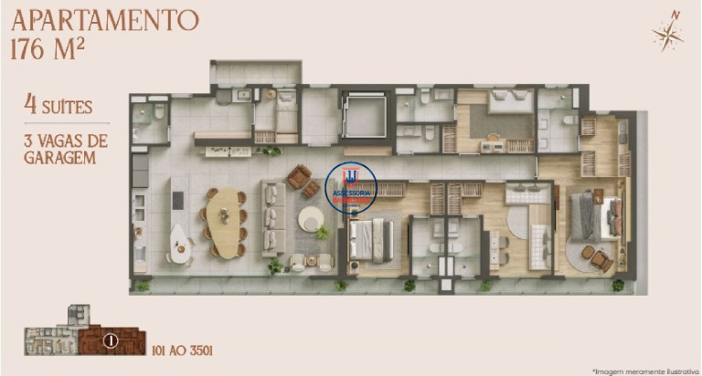 Imagem Apartamento com 3 Quartos para Alugar ou Temporada, 140 m² em Petrópolis - Natal Imagem Apartamento com 3 Quartos para Alugar ou Temporada, 140 m² em Petrópolis - Natal