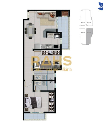 Imagem Apartamento com 2 Quartos à Venda, 58 m² em Costa E Silva - Joinville