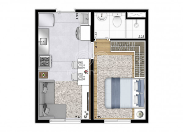 Imagem Apartamento com 1 Quarto à Venda, 27 m² em Jardim Marajoara - São Paulo Imagem Apartamento com 1 Quarto à Venda, 27 m² em Jardim Marajoara - São Paulo