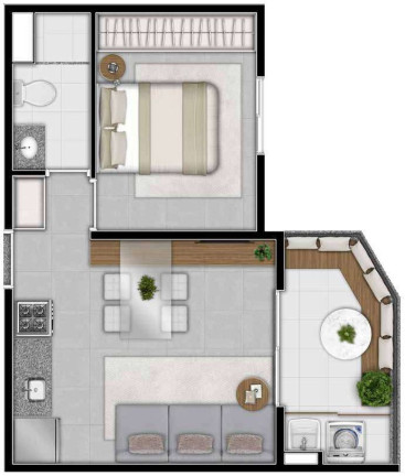 Imagem Apartamento com 1 Quarto à Venda, 36 m² em Santana - São Paulo Imagem Apartamento com 1 Quarto à Venda, 36 m² em Santana - São Paulo