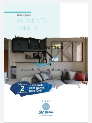 Imagem Apartamento com 2 Quartos à Venda, 56 m² em Praia Do Indaiá - Caraguatatuba