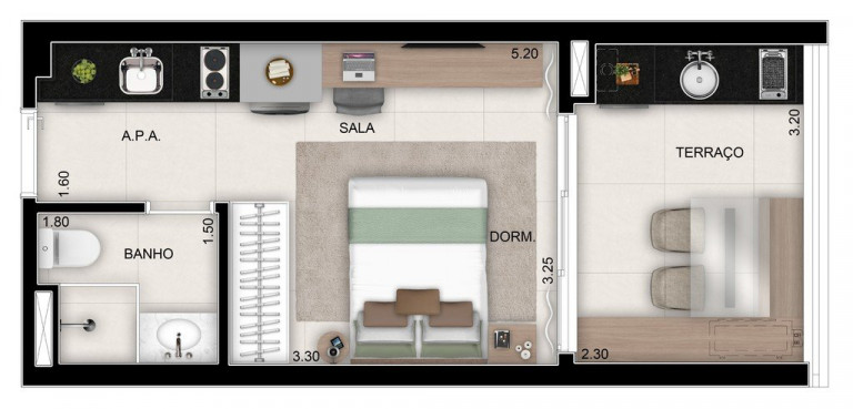 Imagem Studio com 1 Quarto à Venda, 26 m² em Vila Mariana - São Paulo Imagem Studio com 1 Quarto à Venda, 26 m² em Vila Mariana - São Paulo