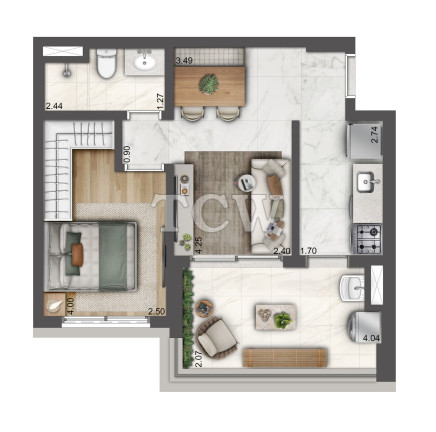 Imagem Apartamento com 1 Quarto à Venda, 25 m² em Paraíso - São Paulo