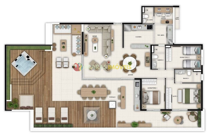 Imagem Apartamento com 3 Quartos à Venda, 112 m² em Centro - Bertioga