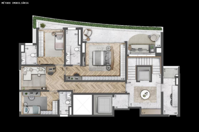 Imagem Imóvel com 3 Quartos à Venda, 151 m² em Moema - São Paulo