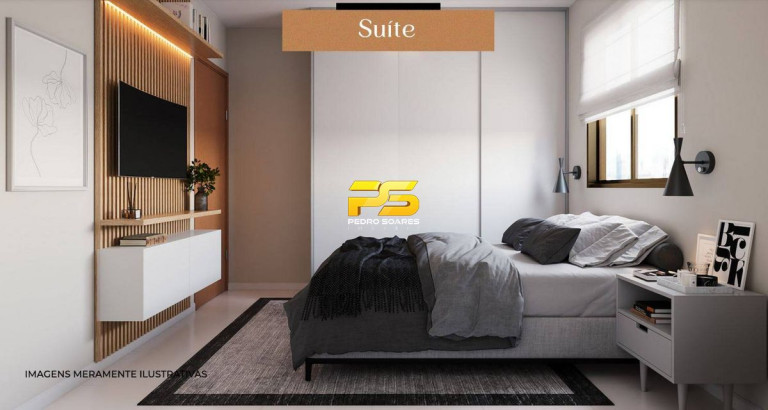 Imagem Apartamento com 2 Quartos à Venda, 50 m² em Jardim Cidade Universitária - João Pessoa