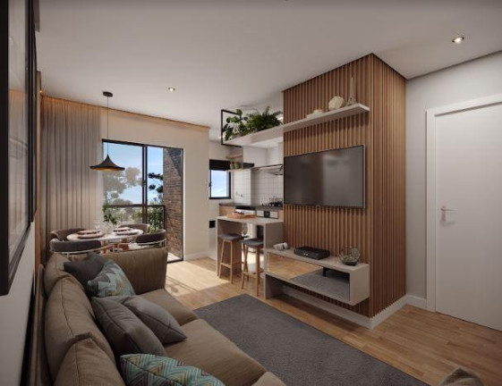 Imagem Apartamento com 2 Quartos à Venda, 56 m² em Santa Cândida - Curitiba