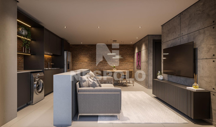 Imagem Apartamento com 1 Quarto à Venda, 77 m² em Praia Brava - Itajai