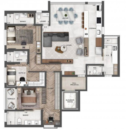 Imagem Apartamento com 3 Quartos à Venda, 138 m² em Perdizes - São Paulo Imagem Apartamento com 3 Quartos à Venda, 138 m² em Perdizes - São Paulo