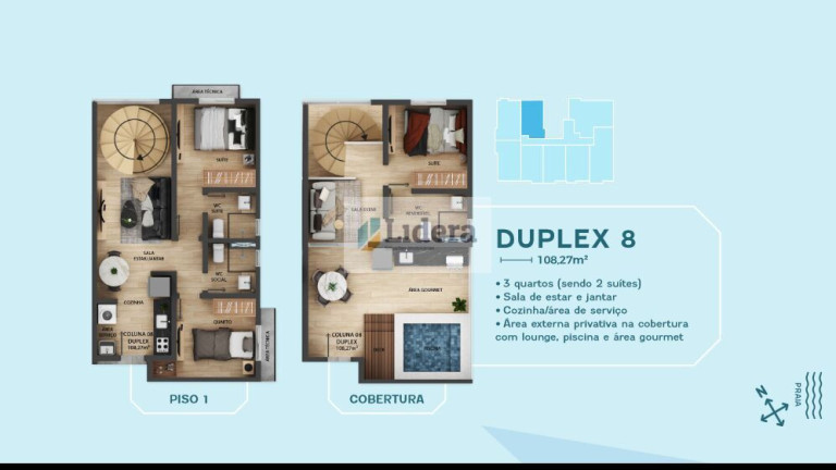 Imagem Apartamento com 2 Quartos à Venda, 50 m² em Intermares - Cabedelo