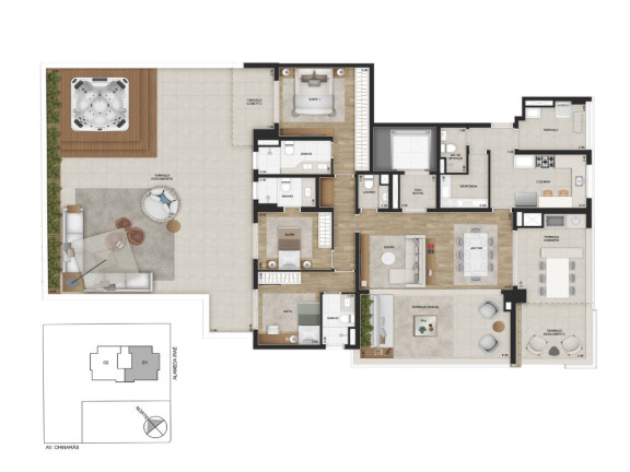 Imagem Apartamento com 3 Quartos à Venda, 157 m² em Moema - São Paulo
