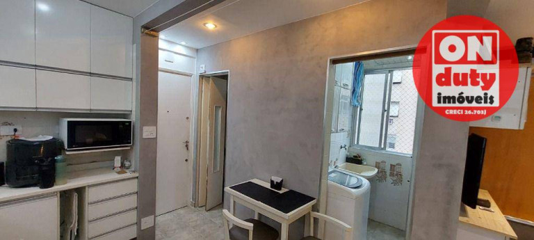 Apartamento com 1 Quarto à Venda, 48 m² em Gonzaga - Santos