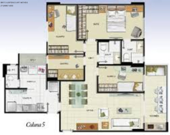 Imagem Imóvel com 3 Quartos à Venda, 96 m² em Armação - Salvador