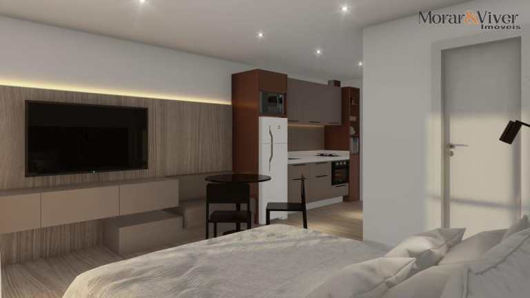 Imagem Apartamento com 1 Quarto à Venda, 32 m² em Cristo Rei - Curitiba