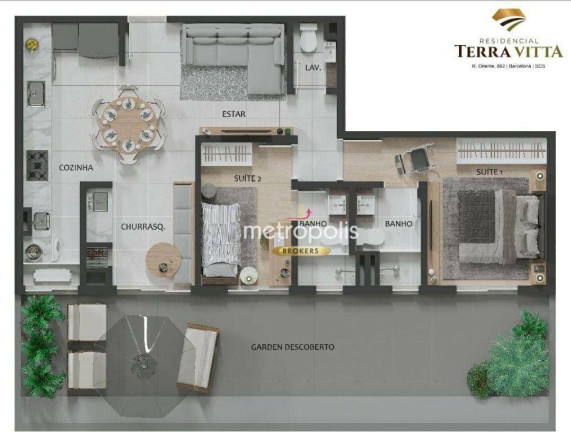 Imagem Apartamento com 2 Quartos à Venda, 107 m² em Barcelona - São Caetano Do Sul Imagem Apartamento com 2 Quartos à Venda, 107 m² em Barcelona - São Caetano Do Sul