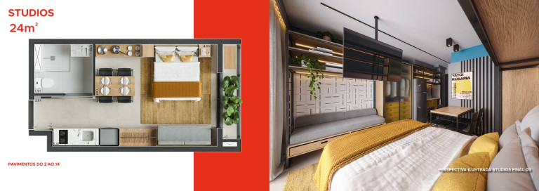 Apartamento com 1 Quarto à Venda, 24 m² em Liberdade - São Paulo