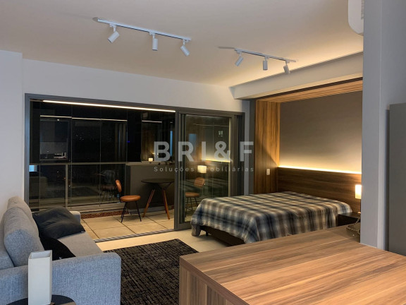 Imagem Apartamento com 1 Quarto para Alugar, 40 m² em Brooklin Paulista - São Paulo