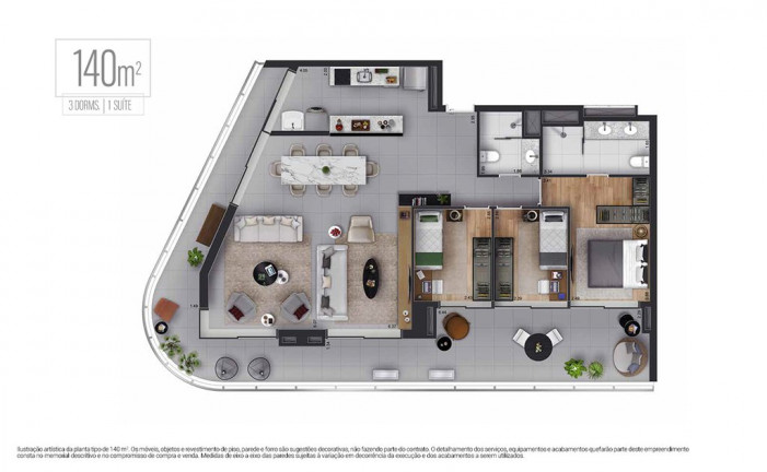 Imagem Apartamento com 3 Quartos à Venda, 124 m² em Pinheiros - São Paulo