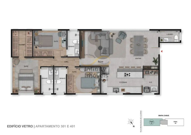 Imagem Apartamento com 3 Quartos à Venda, 101 m² em São Lucas - Belo Horizonte Imagem Apartamento com 3 Quartos à Venda, 101 m² em São Lucas - Belo Horizonte