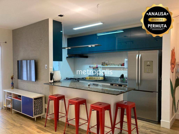 Apartamento com 2 Quartos à Venda, 80 m² em Campestre - Santo André