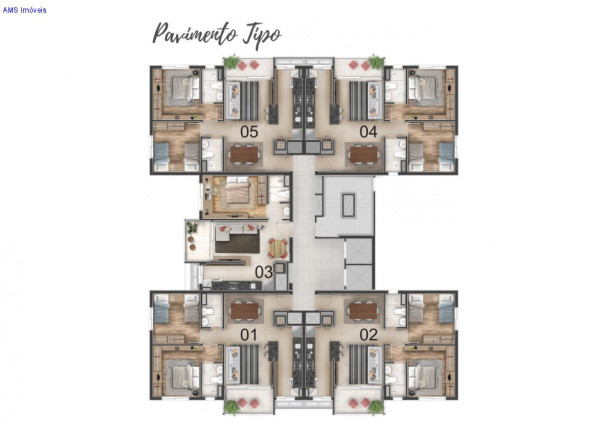 Imagem Apartamento com 2 Quartos à Venda, 77 m² em Centro - Canoas