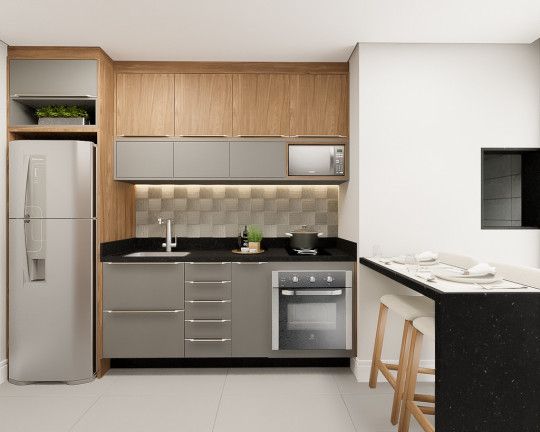Imagem Imóvel com 1 Quarto à Venda, 35 m² em Mercês - Curitiba