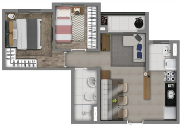 Imagem Apartamento com 2 Quartos à Venda, 38 m² em Loteamento City Jaragua - São Paulo Imagem Apartamento com 2 Quartos à Venda, 38 m² em Loteamento City Jaragua - São Paulo