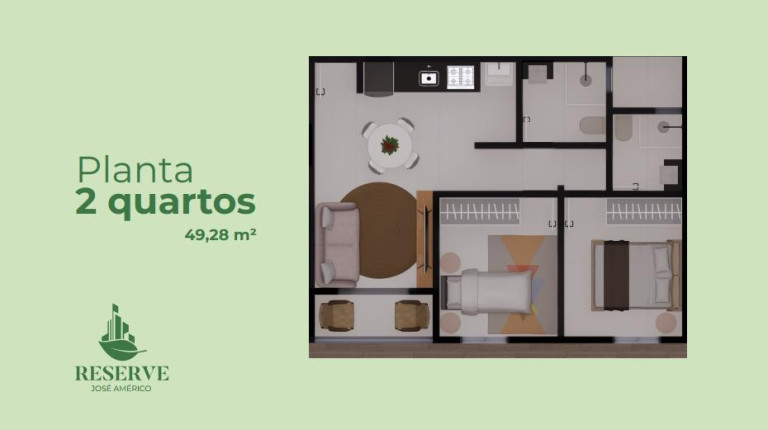 Imagem Apartamento com 2 Quartos à Venda, 49 m² em Cidade Dos Colibris - João Pessoa Imagem Apartamento com 2 Quartos à Venda, 49 m² em Cidade Dos Colibris - João Pessoa