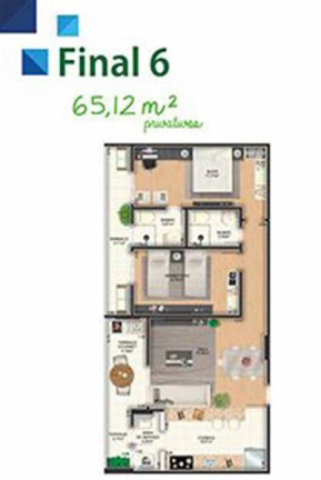 Imagem Apartamento com 2 Quartos à Venda, 79 m² em Real - Praia Grande
