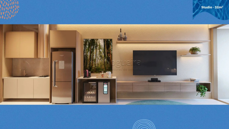 Imagem Apartamento com 1 Quarto à Venda, 32 m² em Praia Dos Carneiros - Tamandaré