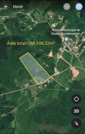Terreno à Venda, 268 m² em Saí Mirim - Itapoá