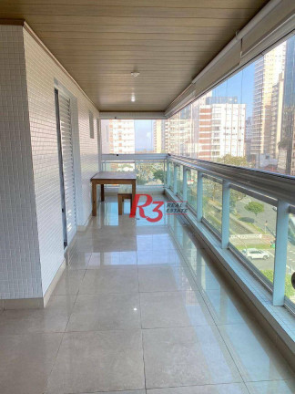 Imagem Apartamento com 3 Quartos para Alugar, 211 m² em Embaré - Santos