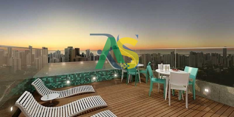 Imagem Flat com 1 Quarto à Venda, 46 m² em Boa Viagem - Recife