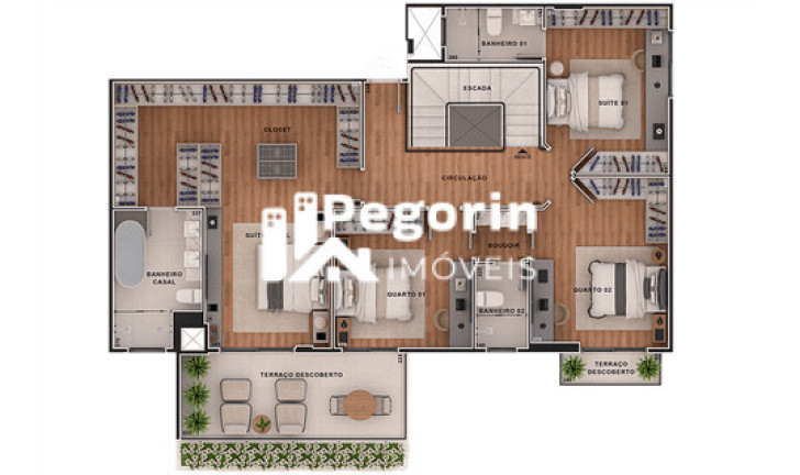 Imagem Cobertura com 4 Quartos à Venda, 284 m² em Campina Do Siqueira - Curitiba