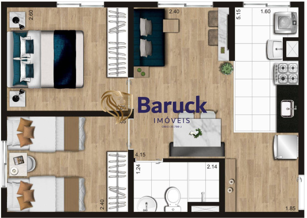Imagem Apartamento com 2 Quartos à Venda, 40 m² em Jardim Santo Antônio - São Paulo Imagem Apartamento com 2 Quartos à Venda, 40 m² em Jardim Santo Antônio - São Paulo