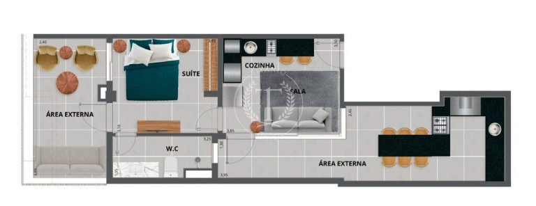 Imagem Apartamento com 1 Quarto à Venda, 48 m² em Itaim Bibi - São Paulo