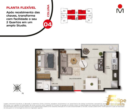 Imagem Imóvel com 1 Quarto à Venda, 35 m² em Praia De Itaparica - Vila Velha