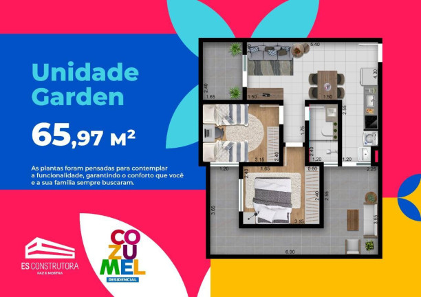 Imagem Apartamento com 2 Quartos à Venda, 45 m² em Vila Aeroporto - Sorocaba